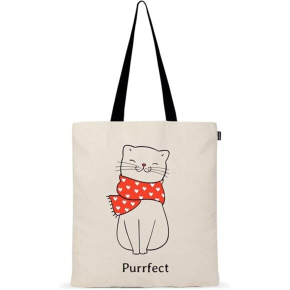 Handbags - Canvas Tote Bag for Women, Reusable Cotton Tote Bag for Grocery, Shopping, Beach